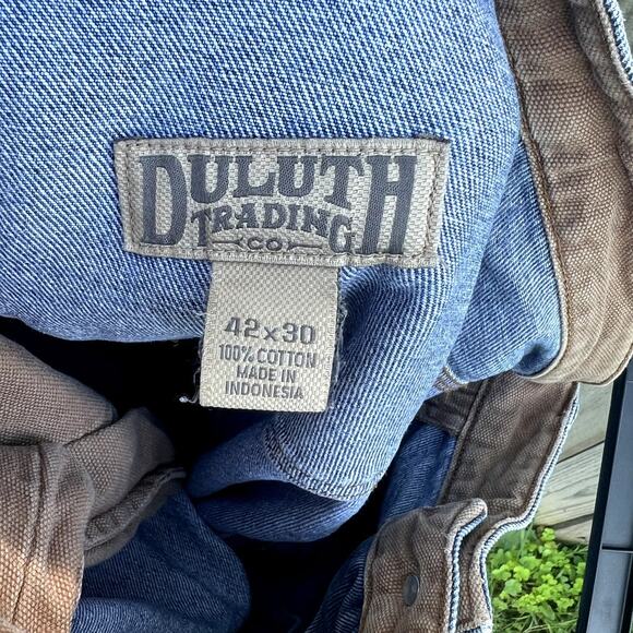 Duluth Trading‎ Co Carpenter Jeans Size 42x30 Heavy Duty Workwear Denim - Picture 6 of 6